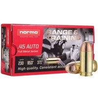Norma 2413701 Ammunition 45 Acp 230gr Fmj 50 Pack