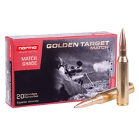 Norma 10185442 Golden Target Ammo 338 Lapua 250gr Hpbt