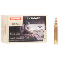Norma 20157260 Ammunition 223 Remington 55gr Fmj 50 Pack