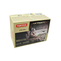 Norma 20169070 Jaktmatch .270 Win Ammunition 130gr Fmj 50 Pack