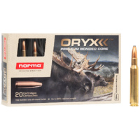 Norma 20174702 Ammunition 30 06 Springfield 165gr Oryx Bonded 20 Pack