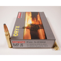 Norma 20180042 Rifle Ammunition 8x57 Js 196gr Oryx