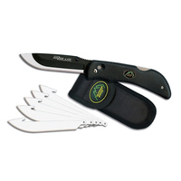 Outdoor Edge Razor-lite Replaceable Razor Blade System With 6 Blades N Sheath