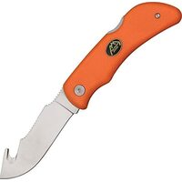 Outdoor Edge 7.3 Inch Grip-hook Blaze Gut-hook Folding Knife - Orange #oe-ghb-50c