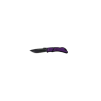 Outdoor Edge 2.5 Inch Blade Chasm Lockback Purple Small Folding Knife - W Pocket Clip #chp-25
