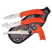 Outdoor Edge Wild Guide Field Dressing Kit - 3-pc Gut-hook/saw/caping Knife #oewg10c