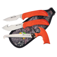 Outdoor Edge Wild Guide Field Dressing Kit - 3-Pc Gut-Hook/saw/caping Knife #oewg10C