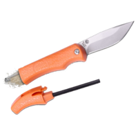 Outdoor Edge Survival Muilt-tool Ignitro Framelock Folding Knife - 7.3 Inch Overall #oeig23c