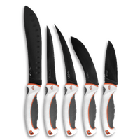 Outdoor Edge Ergomax Professional Grade Processing Knife Set - 6-piece #oe-em-1