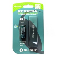 Olight 650Mah 16340 Rcr123A Micro-Usb Rechargeable Battery Orbc-163C06