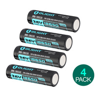 Olight 15A 3000Mah 18650 Rechargeable Lithium-Ion Battery (Pack Of 4)