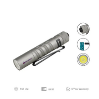 Olight I5r Eos 350 Lumens Tactical Pocket Torch Ti - Waterproof #I5r Eos Ti
