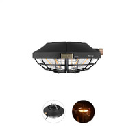 Olight Haloop-rechargeable Metal Umbrella Light - 360-degree Beam 600 Lumens #haloop Black