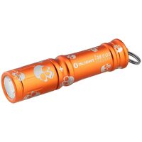Olight I3e Eos 90 Lumens Keyring Light - Black #I3e Eos Orange Skull