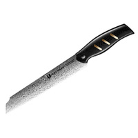 Olight Sheepdog 8-inch Bread Knife Premium Damascus Steel – Ergonomic G10 Handle