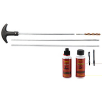 Outers Out46217 22 Cal Rifle Cleaning Kit With Solid Brass Rod Test
