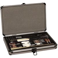 Outers Universal Gun Cleaning Kit Durable Aluminum Care Case - 28 Piece .22 Cal And Up #out70083