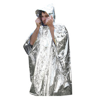 Ust Survival Reflect Poncho Lightweight Waterproof