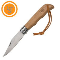 Ust Para Heritage Folding Knife 1.0 - Wooden Handle W 3 Inch Blade #u-12117