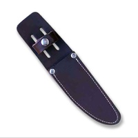 Powa Beam Quality Leather Fixed Blade Knife Sheath - Fits 137Mm #ks5