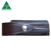 Powa Beam Jcoe Leather Stockmans Pocket Knife Sheath Pouch - Large Australian Made #hpl
