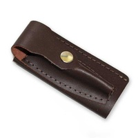 Powa Beam Quality Bushmans Leather Knife Pouch Sheath - Medium Australian Made #bkpm