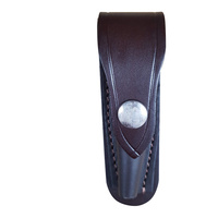 Powa Beam Jcoe Leather Stockmans Pocket Knife Pouch Leather Sheath - Medium Vertical Australian Made #vpm