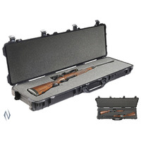 Pelican 50 Inch Internal 1750 Long Protector Rifle Gun Case - Black #p1750B