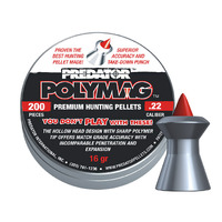 Predator Polymag .22 (16gr) Hunting Air Gun Pellets - 200 Pk #pp22