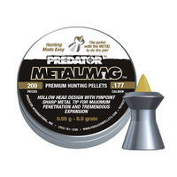 Predator Metalmag Hunting Pellets 177 Cal .177" 8.5gr - 200 Pk #ppm177