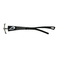 Pilla Outlaw X6 Carbon Fiber Shooting Glasses Frame Black