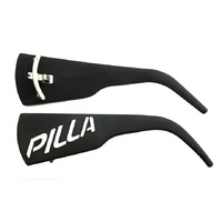 Pilla Outlaw X6 Extra Wide Blinker Frames For Shooting Glasses Black And White
