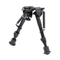 Pro-tactical 6-9 Inch Bipod - Spring Release Notched Legs #bp-0609