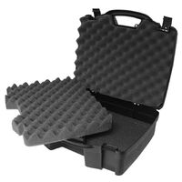 Plano Protector Four Pistol Handgun Durable Case Thick Wall - Black Heavy Duty Molded Handles #pl140402