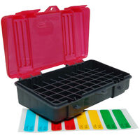 Plano Sturdy Hard Plastic Ammo Box 50 Rounds - Fitted For .45 Acp .40 S&w 10mm #pl122750