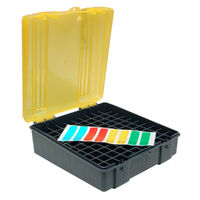 Plano Sturdy Hard Plastic Ammo Box 100 Rounds - Fitted For 41 Magnum 44 Magnum 45 Long Colt #pl122600