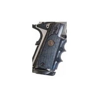 Pachmayr 00433 American Legend 1911 Grip Charcoal Silvertone Rubber