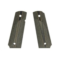 Pachmayr Super Tough Durable G10 Material Tactical Pistol Grips 1911 - Green Black Fine #p-61000