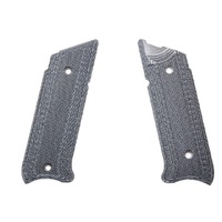 Pachmayr Super Tough Durable G10 Tactical Pistols Grips Ruger Mkiv - Grey Black Fine #p-61076