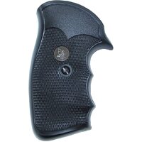 Pachmayr Gripper Rubber Revolver Grip 03266 Smith Wesson K L Frame Round Butt Back Strap - Black #sk-gr