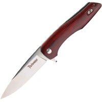 Pachmayr Griggin Linerlock Pocket Folding Blade Steel Knife - 3.45 Inches Rosewood Satin #p-04294