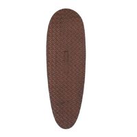 Pachmayr Presentation Rifle Pad 00705 Non Slip Field Style - Medium Brown 0.4 Inch #500bm4bn