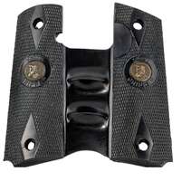 Pachmayr Signature Combat Pistol Grip W/ Finger Grooves 05008 1911 Excellent Qualities - Textured Checkered Black #gm-g