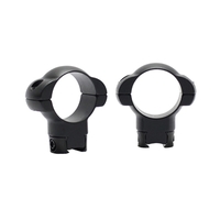 Pecar Optics Scope Rings High 3/8 Dovetail Steel - 1in #pr-1h-dts
