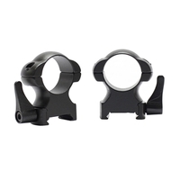 Pecar Optics Scope Rings High Weaver Style Quick Detach - 1in  #pr-1h-wsqd