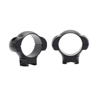 Pecar Optics Scope Rings Low 3/8 Dovetail Steel - 1in #pr-1l-dts