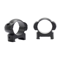 Pecar Optics Scope Rings Low Weaver Style Steel - 1in #pr-1l-ws