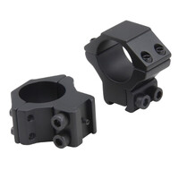 Pecar Optics Medium Dovetail Alloy Scope Rings - 1 Inch 3/8 Dovetail Alloy #pr-1m-dta