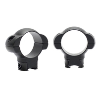 Pecar Optics Medium Steel Scope Rings - 1 Inch 3/8 Dovetail #pr-1m-dts