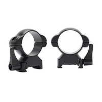 Pecar Optics High Steel Scope Rings - 30mm Weaver Rail #pr-30h-wsqd